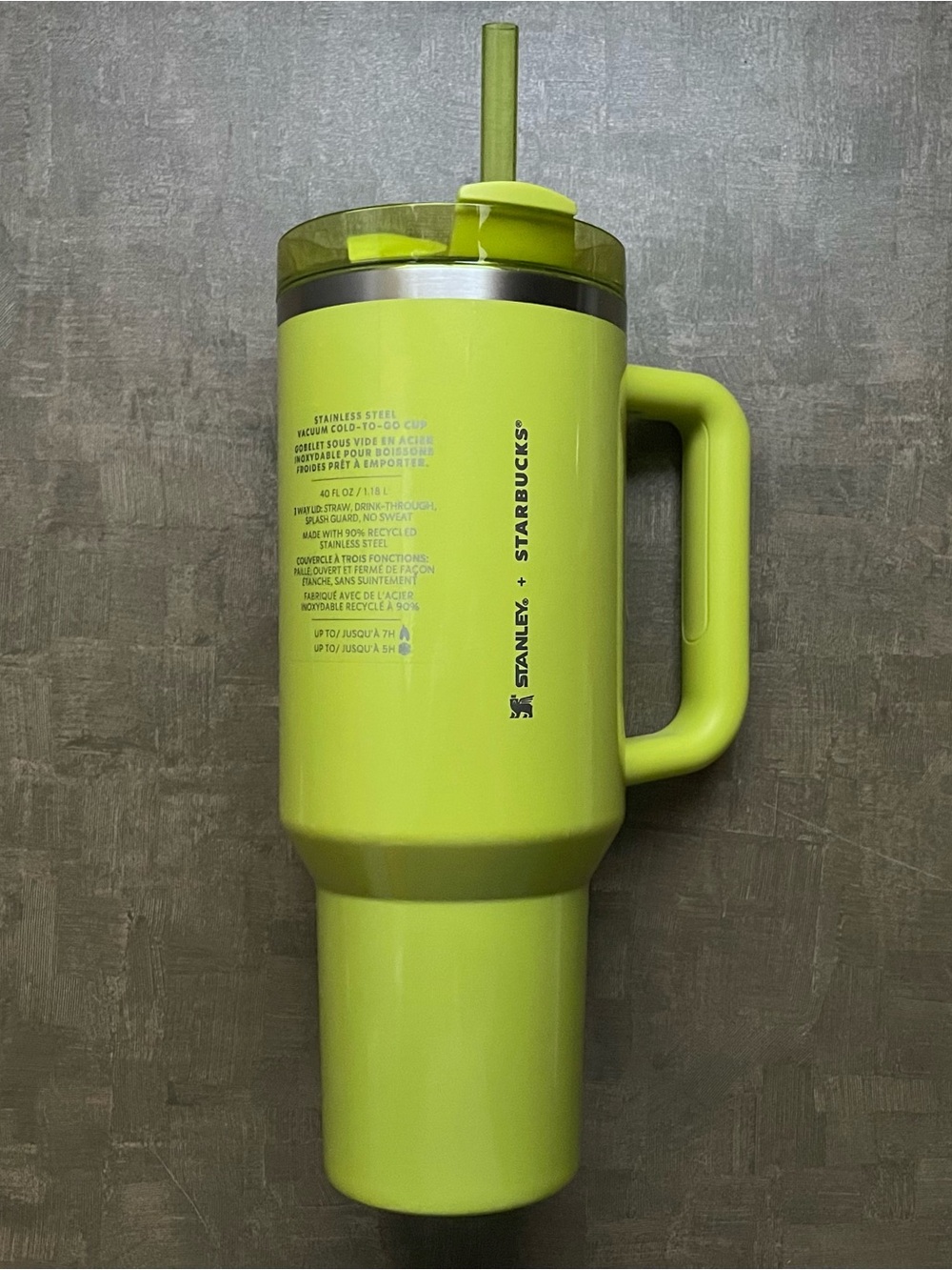 Stanley x Starbucks 2024 Summer Exclusive Lime Green 40oz Quencher